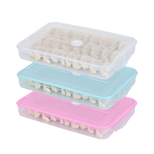 餃子盒雞蛋盒廚房家用水餃盒冰箱保鮮盒收納盒塑料冷凍托盤餛飩盒